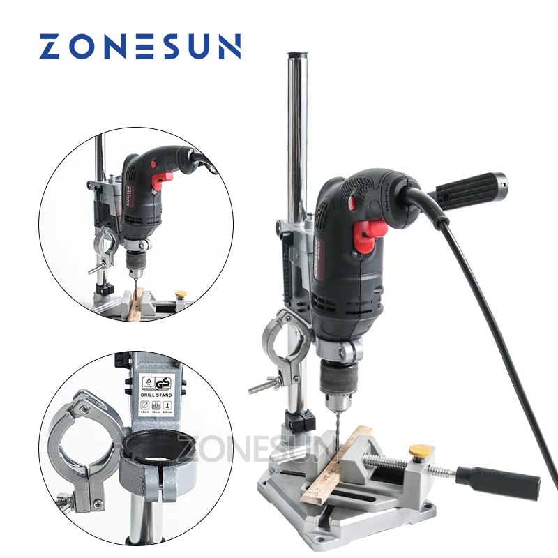 Woodworking Drill - Suporte fixo para furadeira elétrica ZONESUN