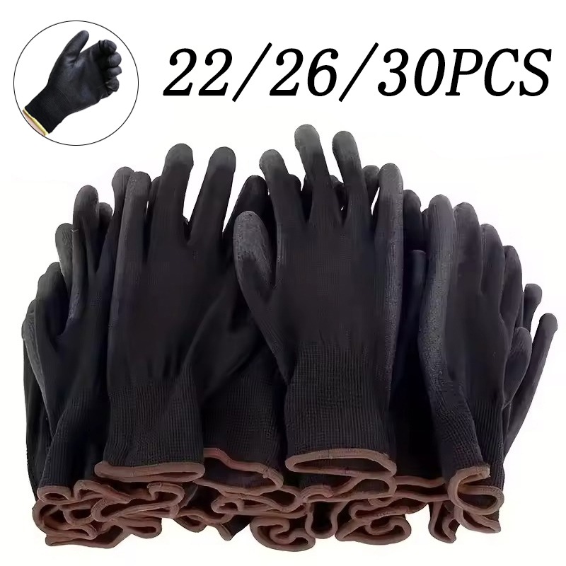 Woodworking Gloves - 22/26/30 pçs luvas de revestimento do