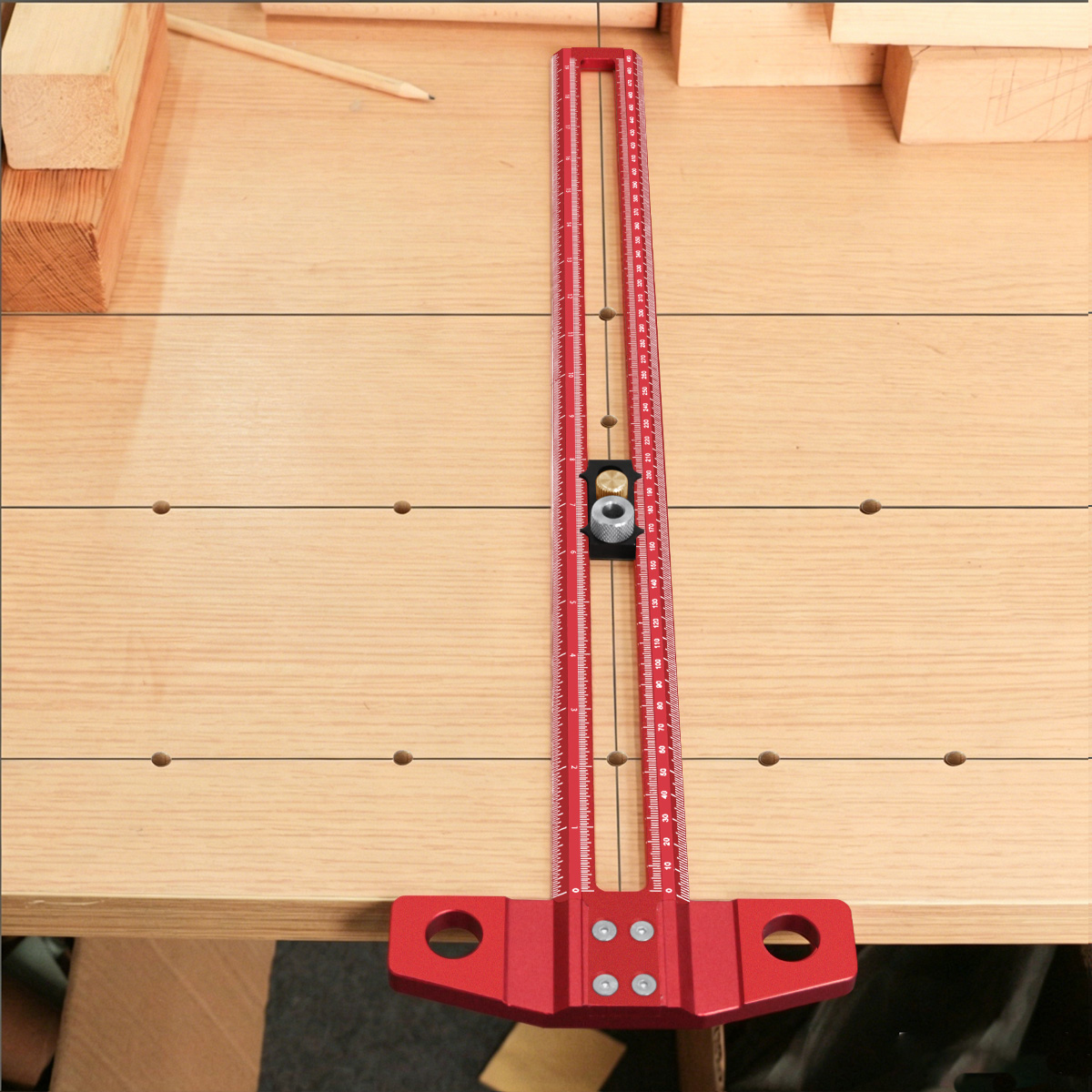 Woodworking Gauge - Régua de Marcação T-Square para Marcenaria,