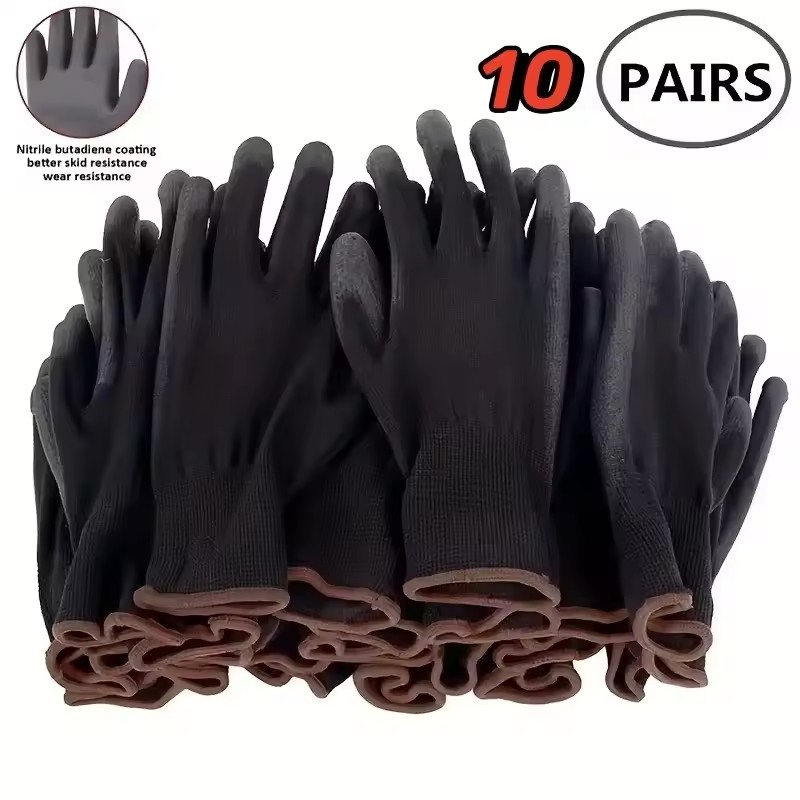 Woodworking Gloves - 10 pares de luvas de segurança