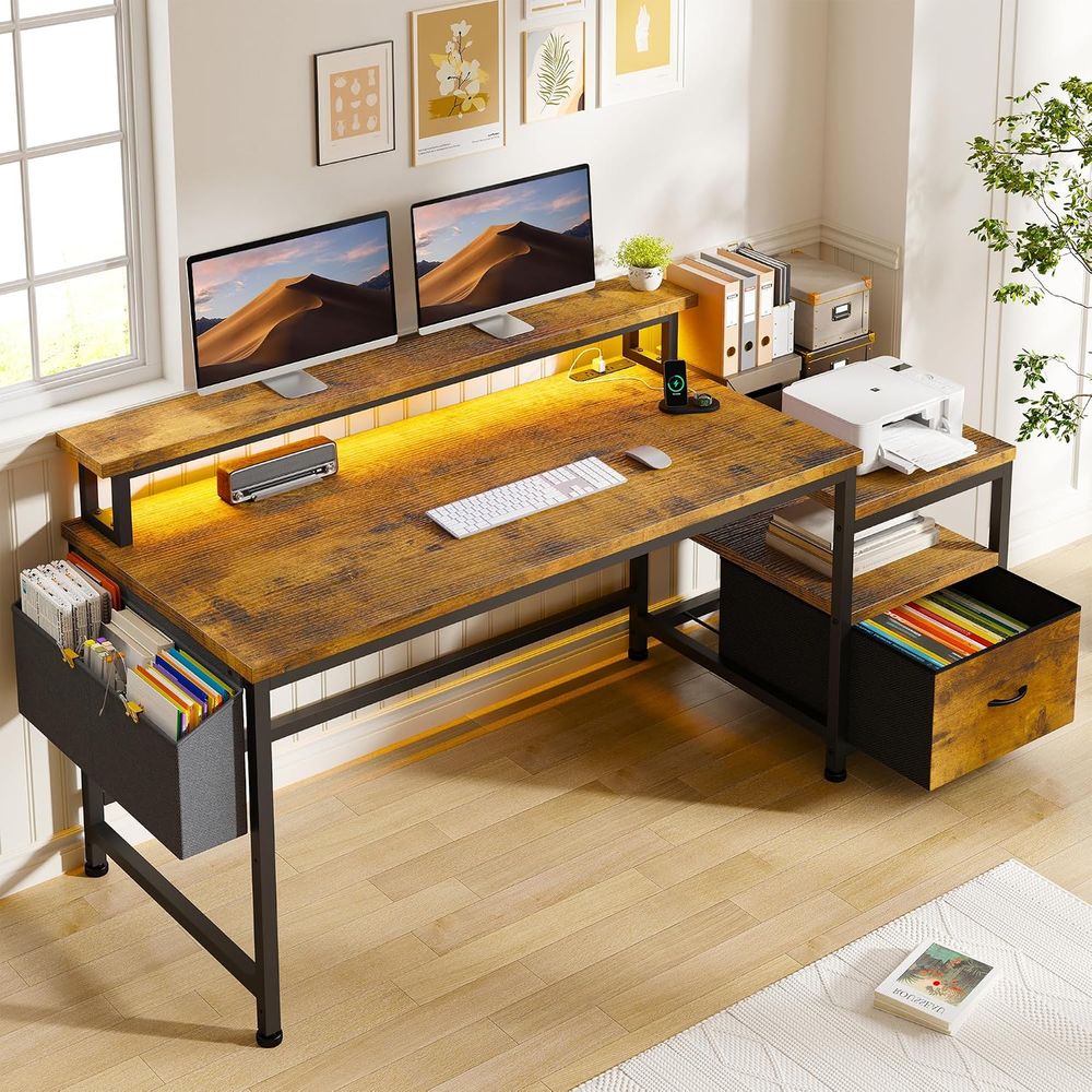 Mesa de escritório de 56,5 pol - Woodworking Or Woodworking avaliação e preço