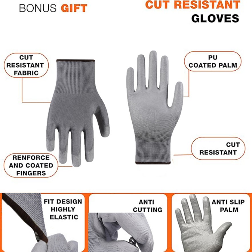 Protetores de joelho antiderra - Woodworking Gloves avaliação e preço