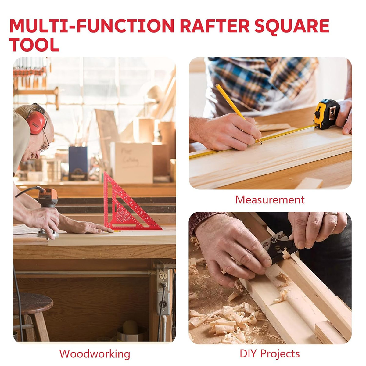 Régua Triangular de Alta Preci - Woodworking Man avaliação e preço