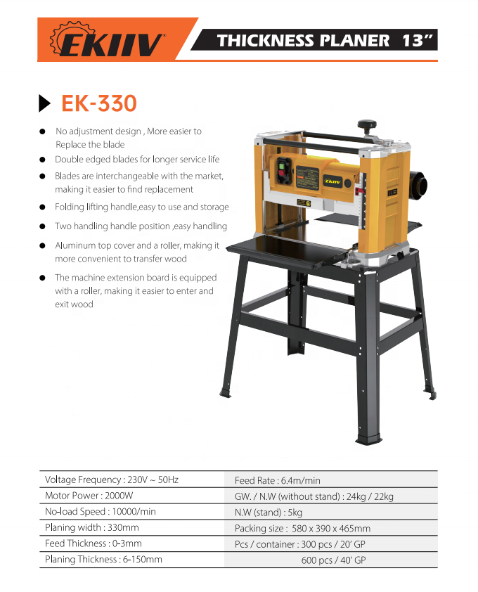Máquina Desengrossadeira de Ma - Woodworking Thicknesser avaliação e preço