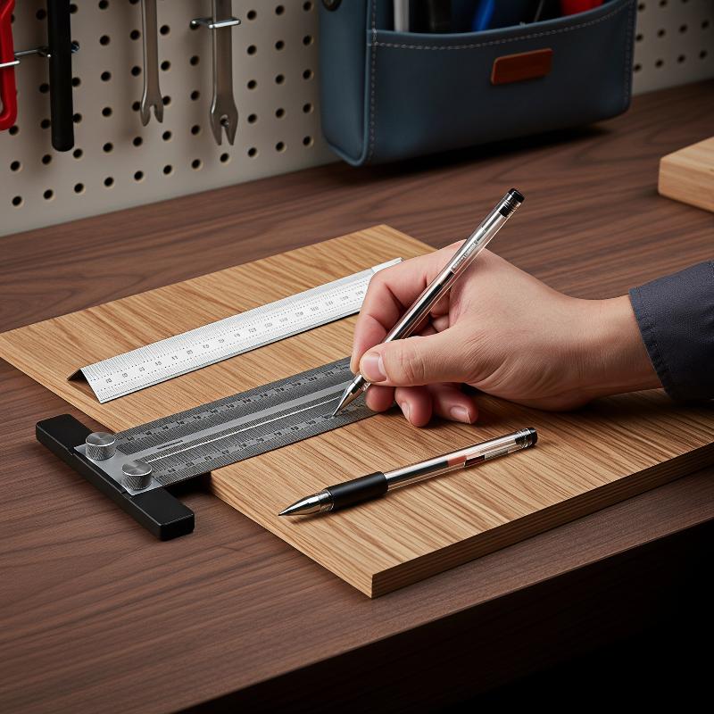 Régua de Furos Tipo T de Alta  - Woodworking Gauge avaliação e preço