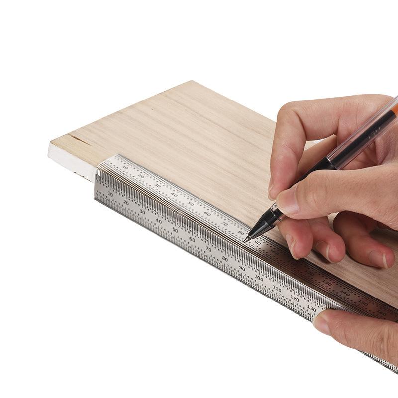 【HG】Régua de Furo Tipo T de Al - Woodworking Gauge avaliação e preço