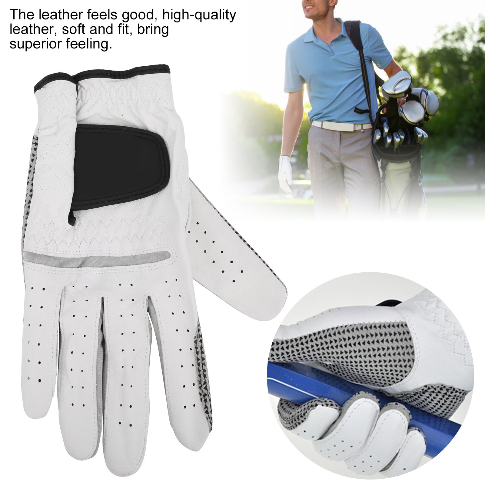 Luva de golfe masculina, luva  - Woodworking Gloves avaliação e preço