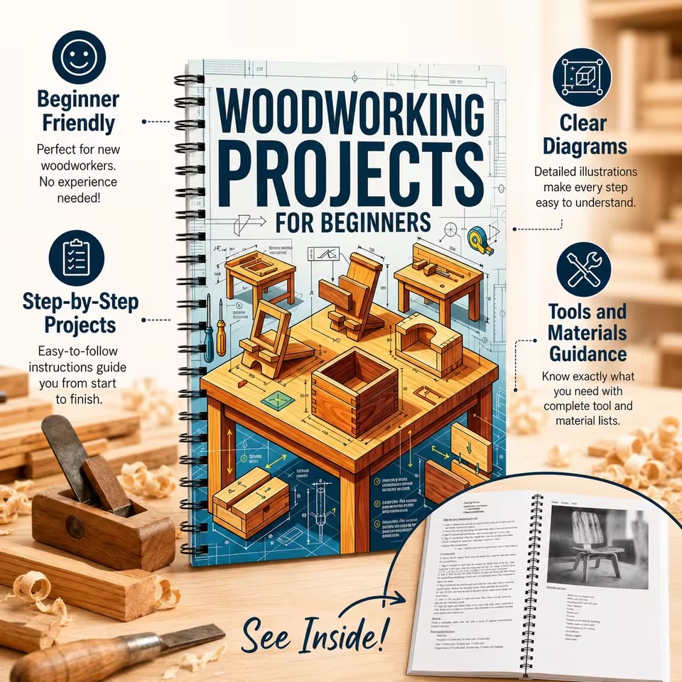 Planos de Marcenaria Fáceis pa - Woodworking Ideas For Adults avaliação e preço